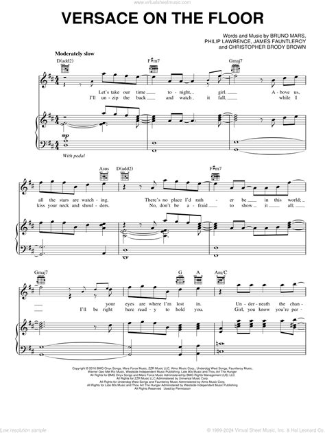 versace on the floor spartito pdf canzonida|versace on the floor sheet music.